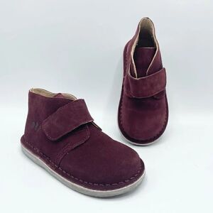 OTS maroon suede Chelsea boots - size T 25 (euro size)